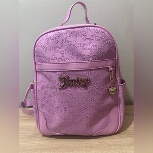 NWT Juicy Couture Fondant Pink Heartless Backpack